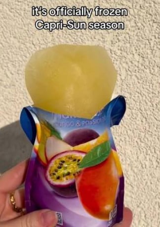 summer is finally here and so are frozen Capri-Suns ☀️😍#caprisun #frozen #iconic #summer #bigpouch #330ml 