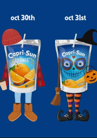 #caprisun #halloween #trickortreat #pouch #snack 