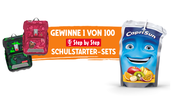 Capri Sun step by step Gewinnspiel 