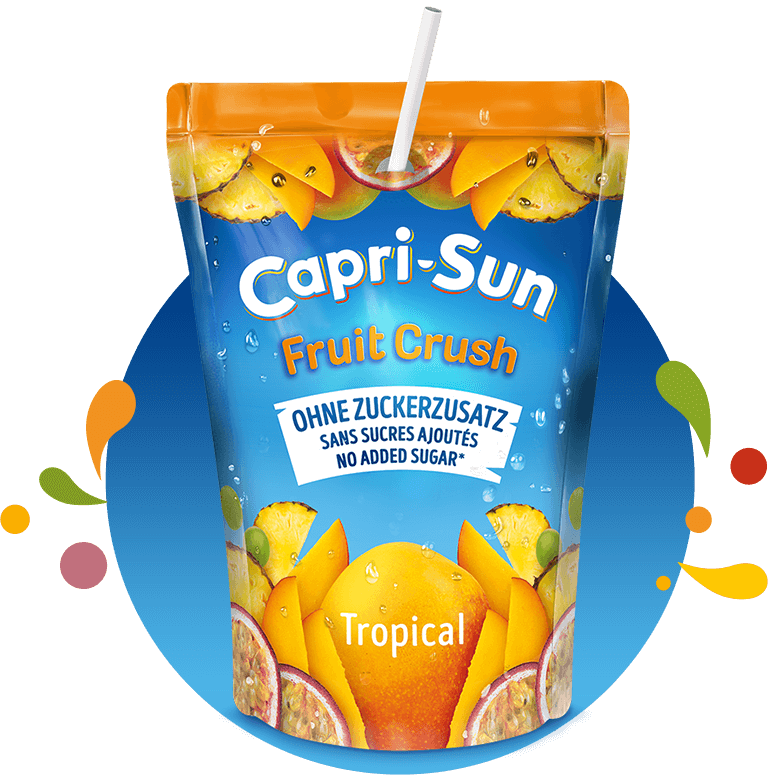 Capri-Sun Fruit Crush Tropical Pouch