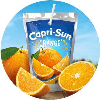 Capri-Sun 200ml Pouch Orange with oranges