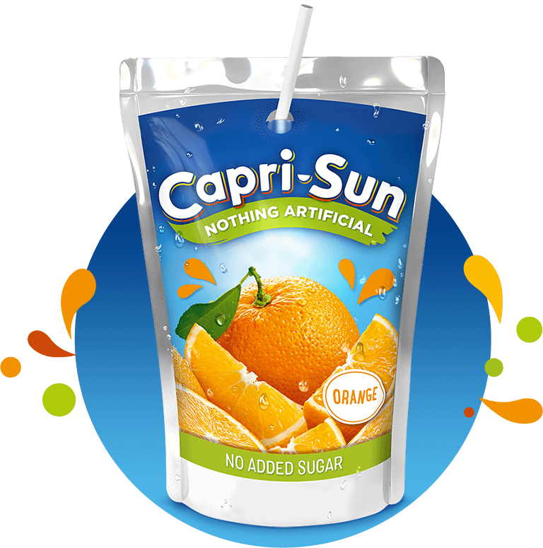 Capri-Sun No Added Sugar Orange Pouch